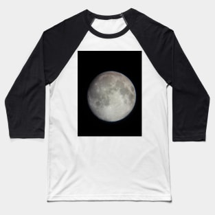 Moon Photo Baseball T-Shirt